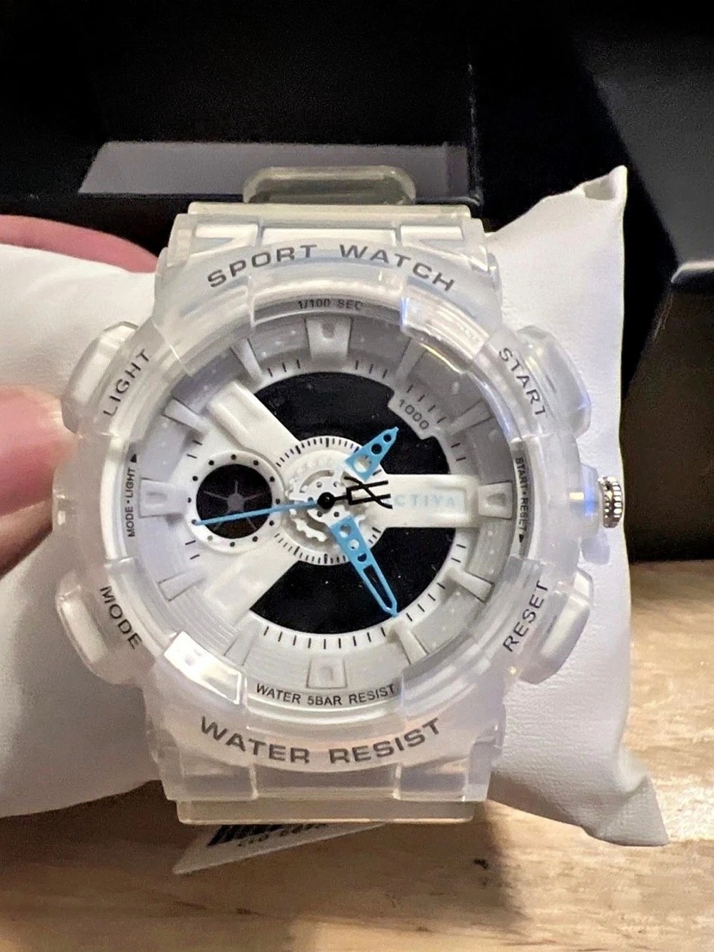 Activa Sport Watch White & Clear Activa ACW-499-017
